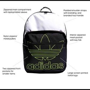 adidas Originals Trefoil Pocket Backpack NWT